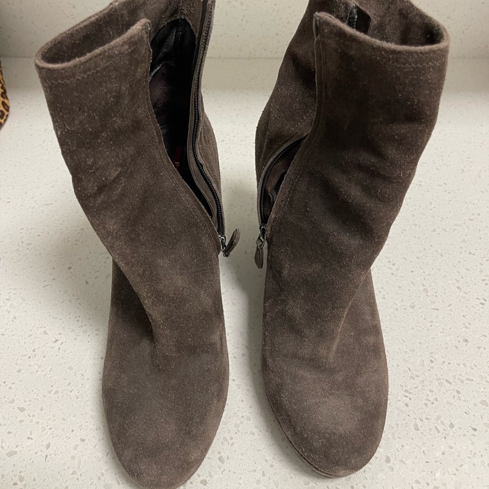 Prada Suede booties size 41